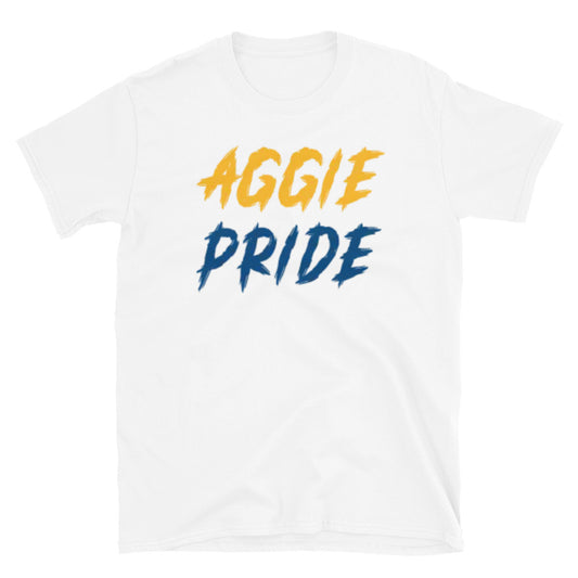 “Aggie Pride” Fire Font Short-Sleeve Unisex T-Shirt