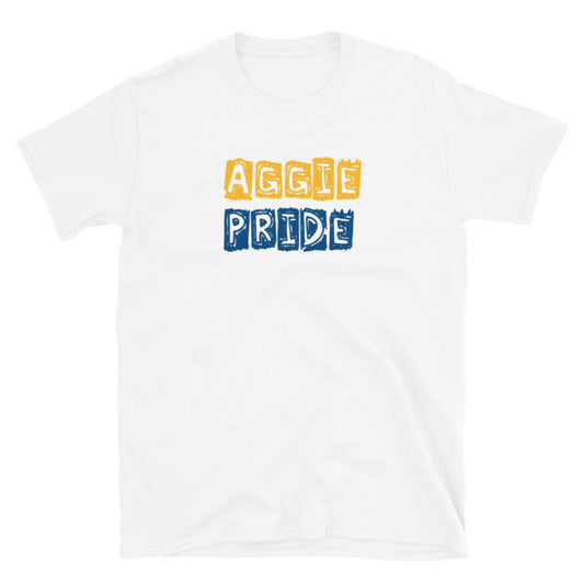 “Aggie Pride” Creative Font Short-Sleeve Unisex T-Shirt